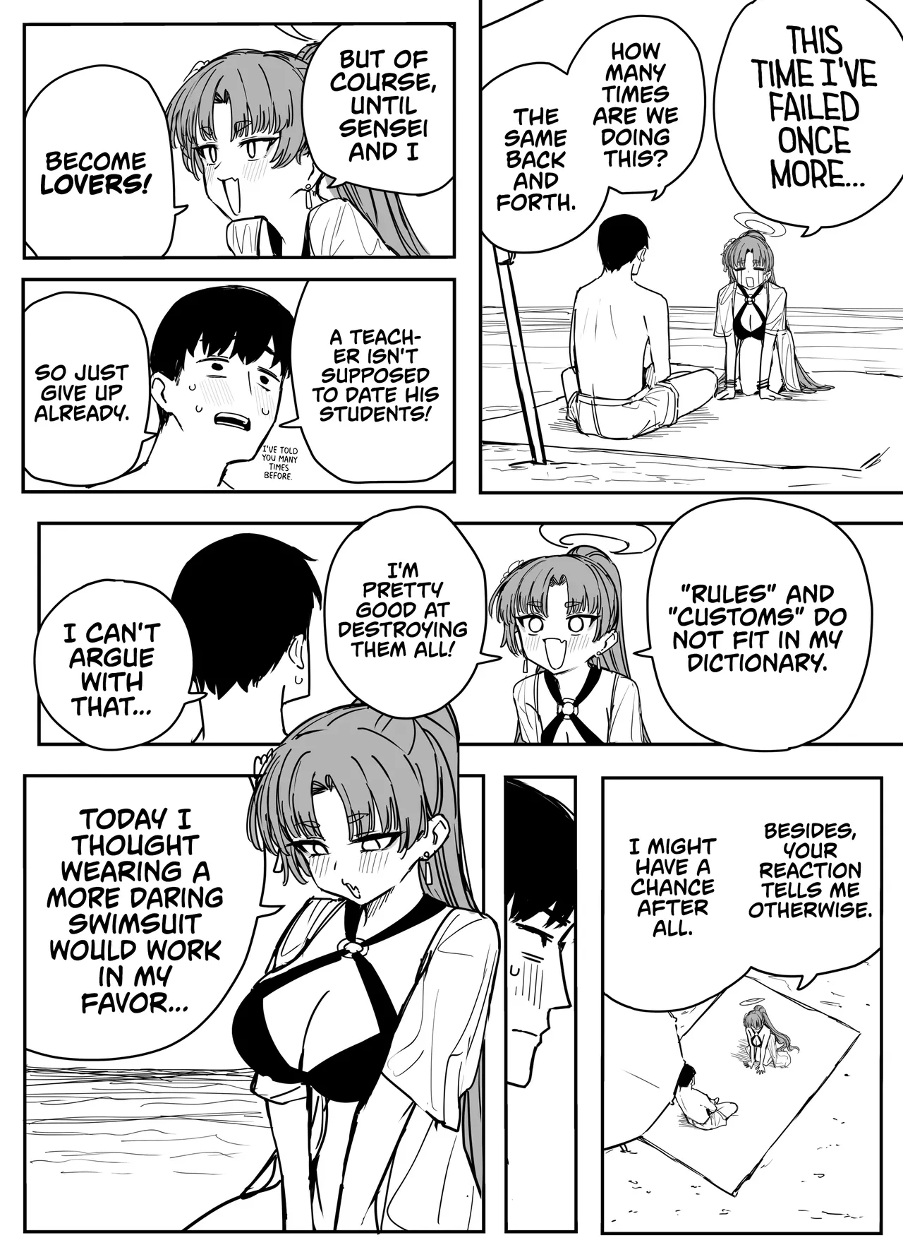 Zenryoku! Kadenokouji  |  Don't hold back! Miss Kadenokouji page 3 full