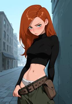KIM POSSIBLE POV – THONGS PANT PULL DOWN
