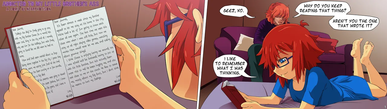 Nearphotison - Addicted to My Little Brother's Ass page 1 full