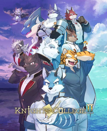 KAIJYU-09: Knights College 2, All CGs cover