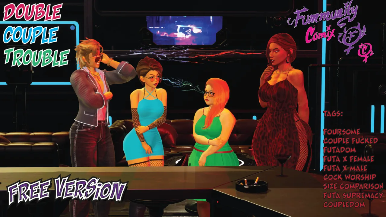 Fummunity Comix: Double Couple Trouble Free Version page 1 full