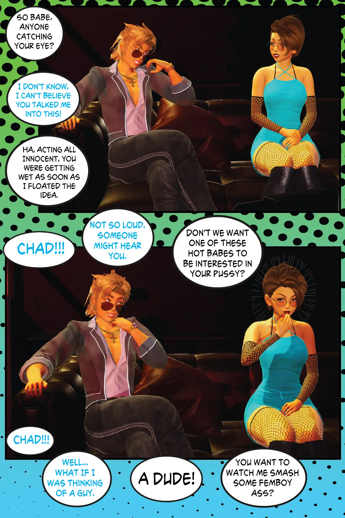 Fummunity Comix: Double Couple Trouble Free Version page 3 full