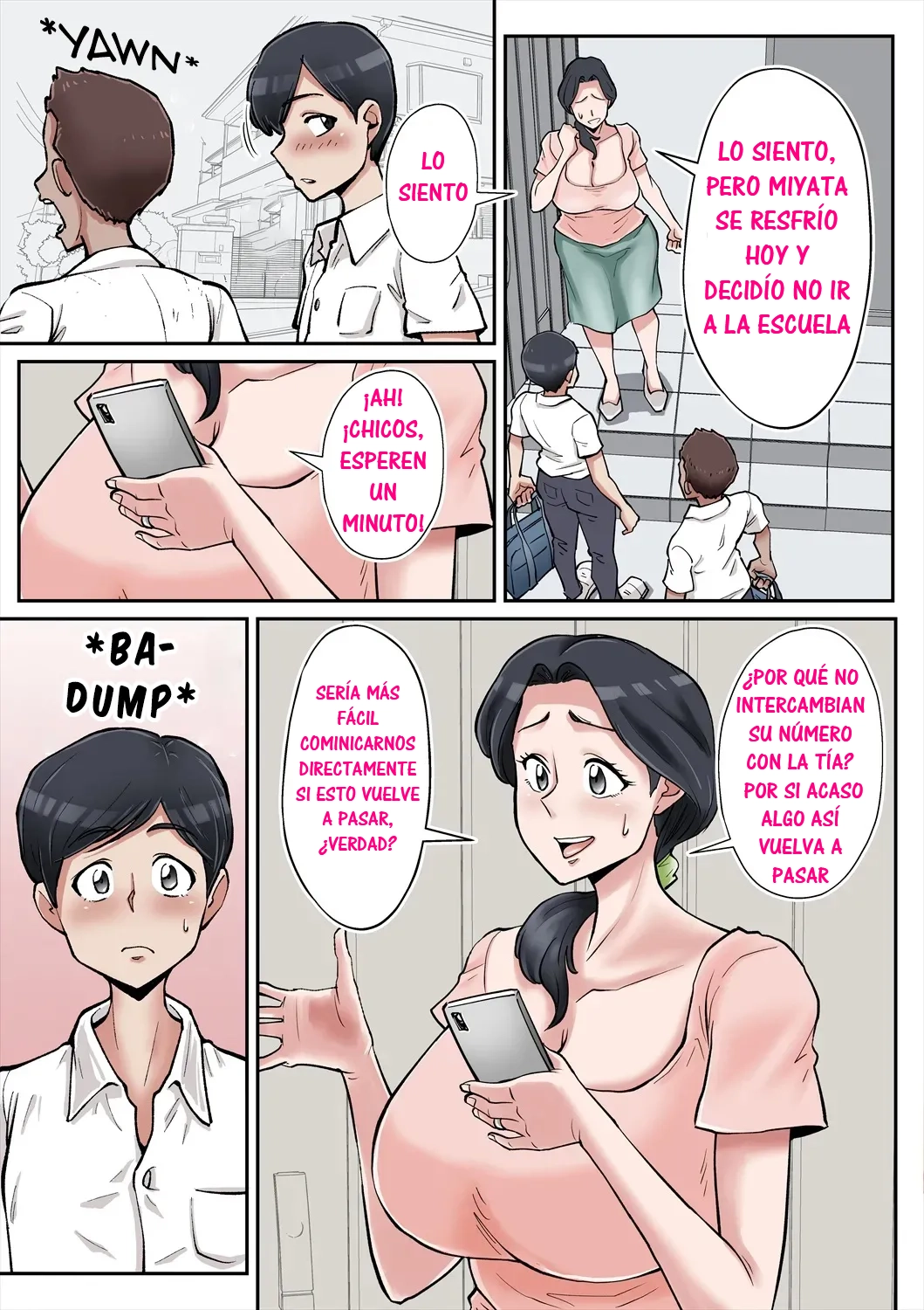 Ore mo Miyata no Okaa-san Suki datta no ni!｜¡¡Yo También Quiero Tener Sexo con La Madre de Mayata!! page 4 full