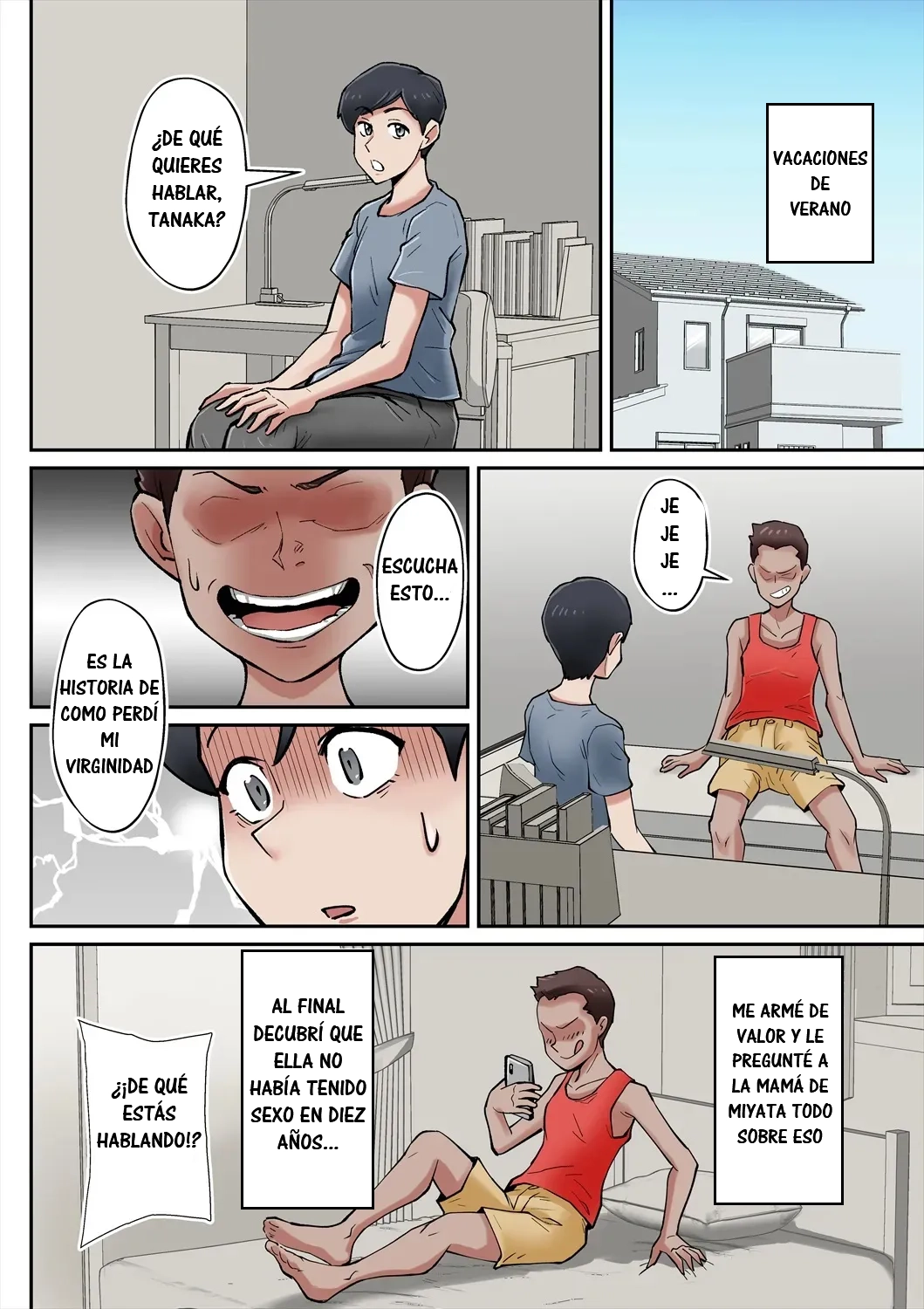 Ore mo Miyata no Okaa-san Suki datta no ni!｜¡¡Yo También Quiero Tener Sexo con La Madre de Mayata!! page 7 full