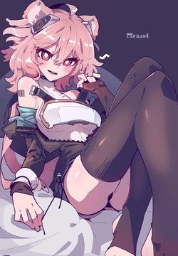 Arknights Gravel commission collection