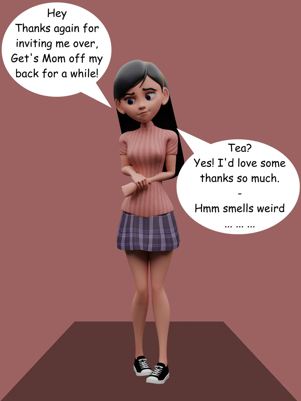 Violet Parr's  Vacation page 3 full