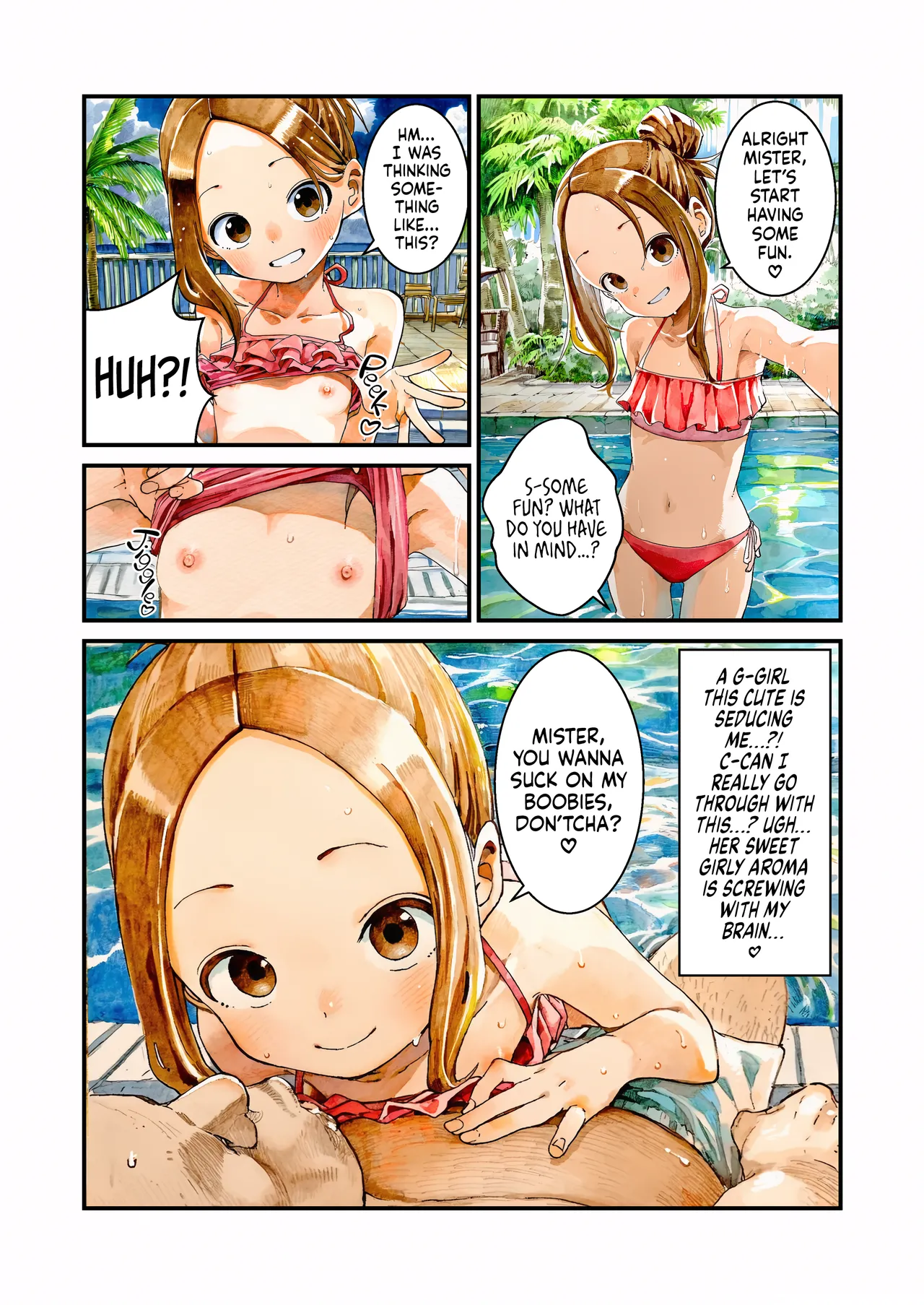 NTR Jouzu na Takagi-san Puuru Date Hen ー NTR Master Takagi-san Pool Date Edition page 9 full