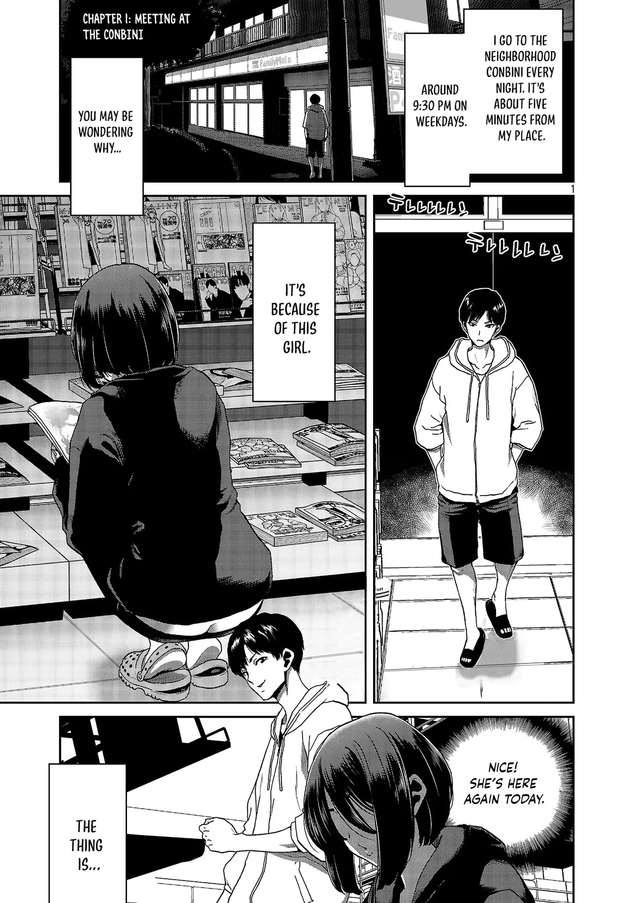 Konbini de Deatta Eroi Onnanoko to Tadare Kitta Kankei ni Narimashita - Chapter 1 page 2 full