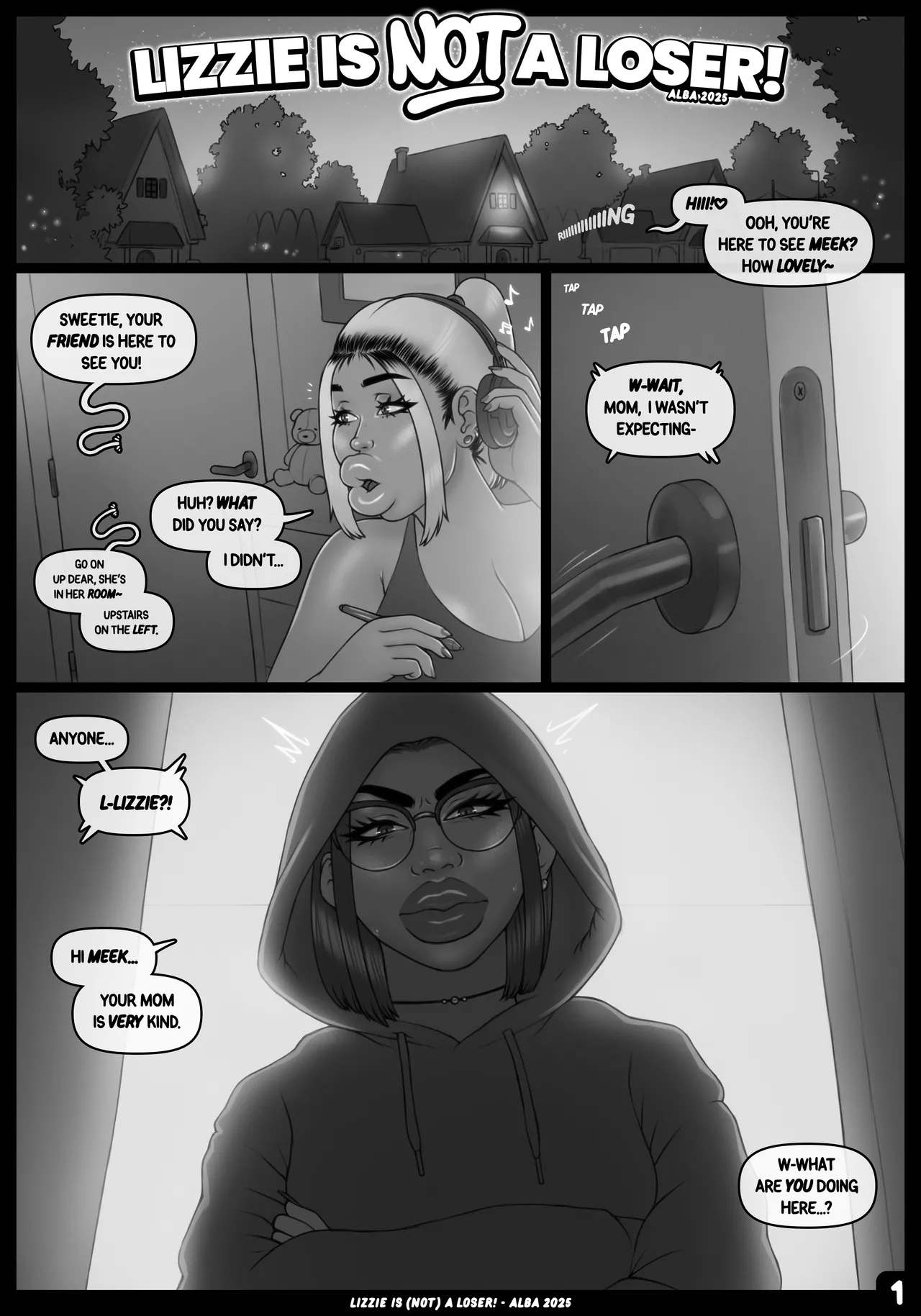 Lizzie is  a Loser! page 1 full