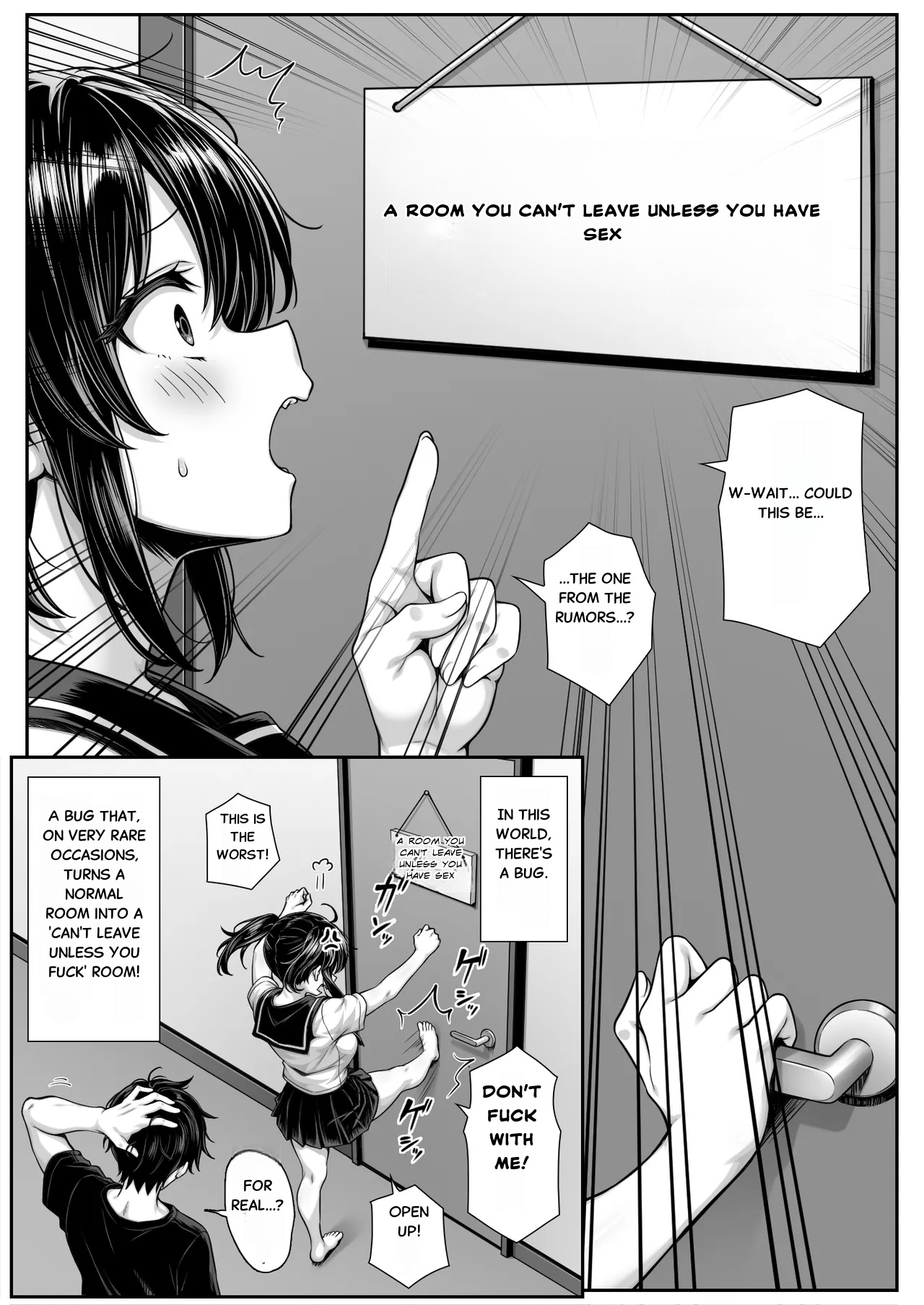 Asa Okitara Ore no Heya ga Sex shinai to Derarenai Heya ni Natteita page 3 full
