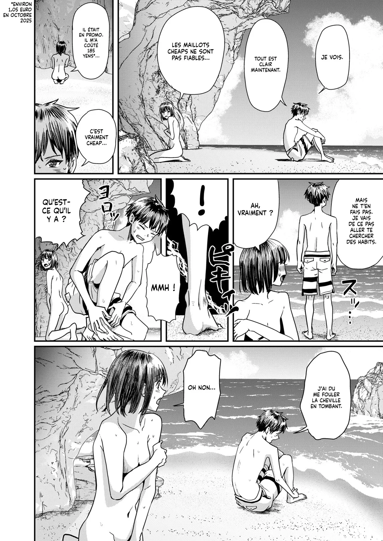 Kareshi no Mizugi ni Kigaetara ～Manatsu no Umi de otoko mizugi challenge！| Je me fais passer pour un mec en portant le short de mon ami à la plage page 7 full