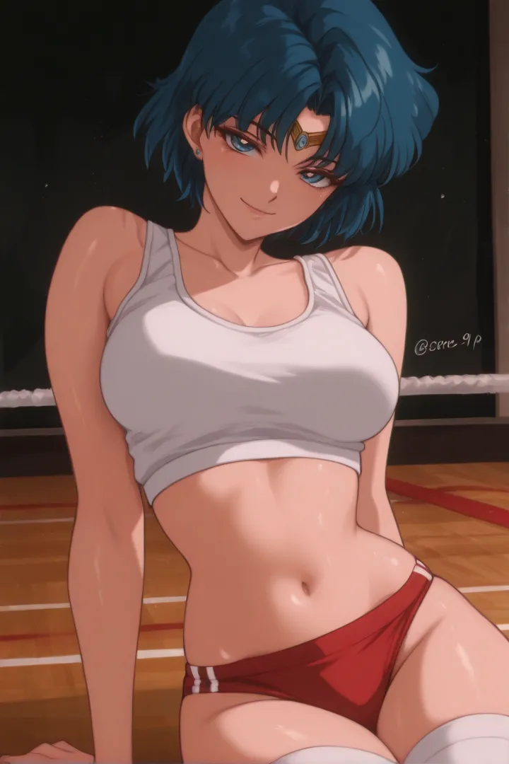 Sailor Mercury in the warehouse page 1 full