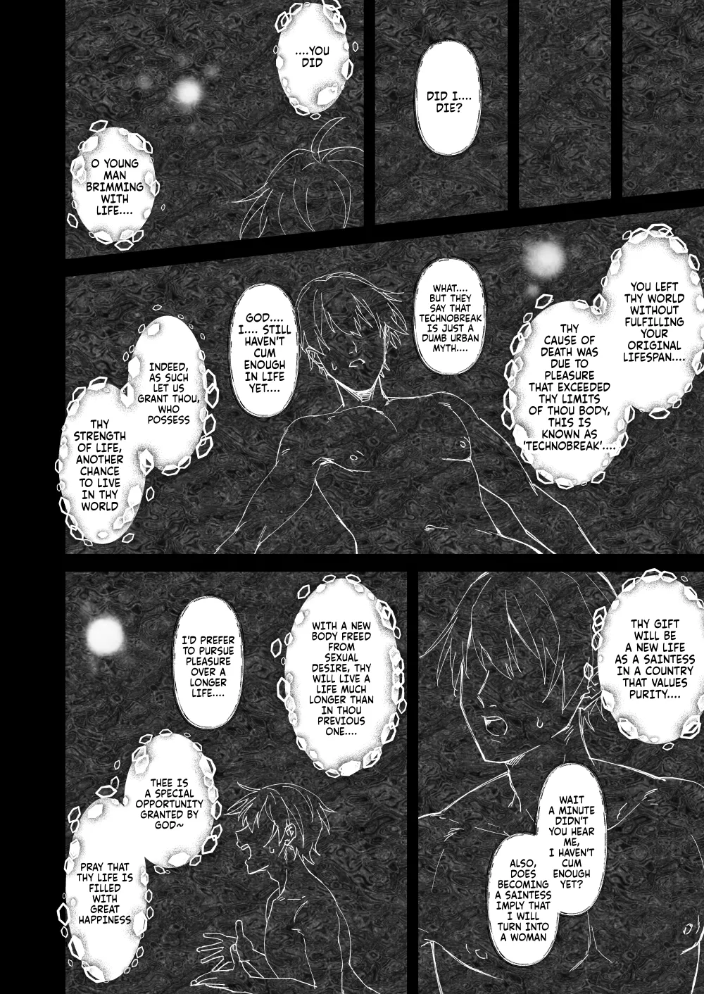 Honban Kinshi TS Tentei Junketsu Seijo no Dosukebe Etsurakutan ~Onanie Hen~ page 3 full