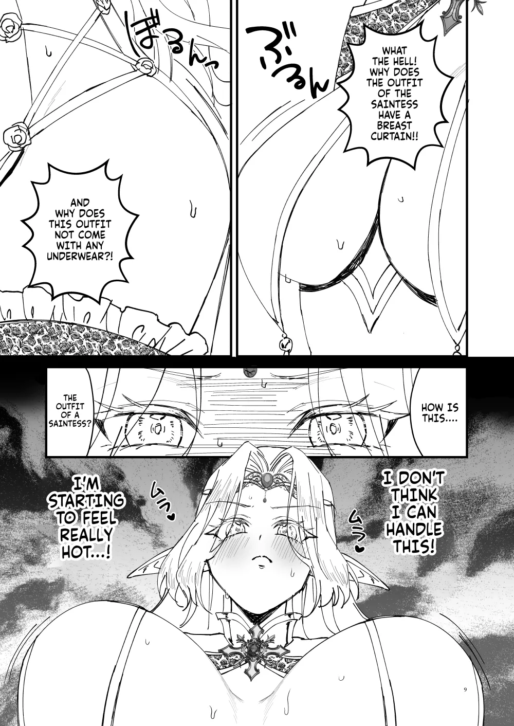 Honban Kinshi TS Tentei Junketsu Seijo no Dosukebe Etsurakutan ~Onanie Hen~ page 8 full