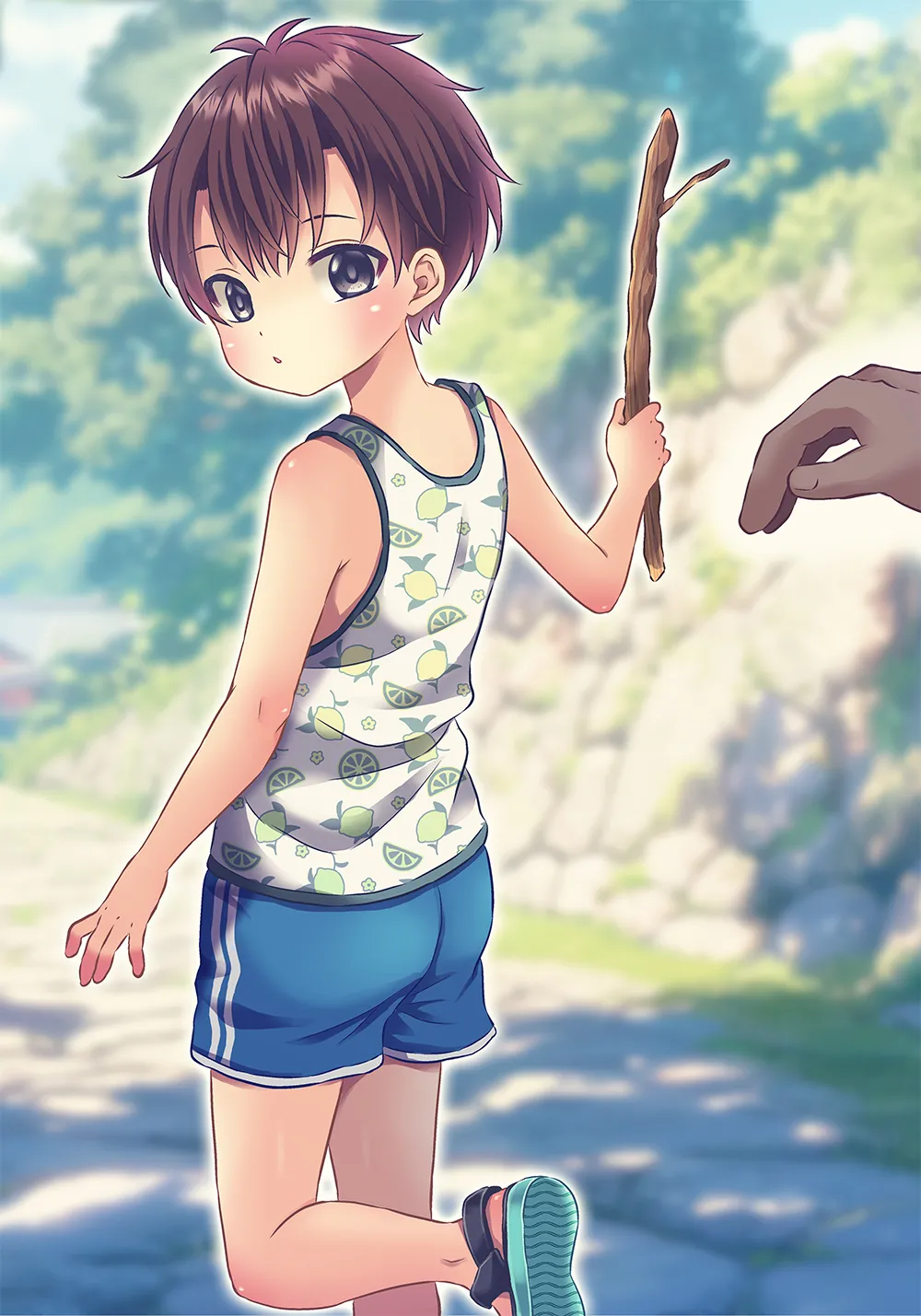 Shounen, Ii Kanji no Bou o Mitsukeru page 8 full