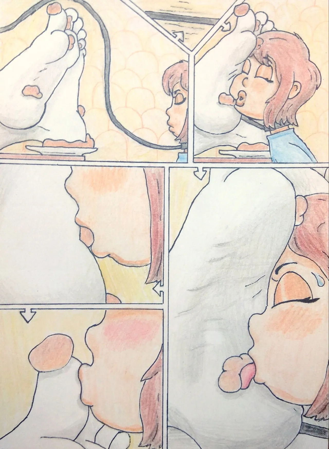 Naughty Frisk and Toriel page 2 full