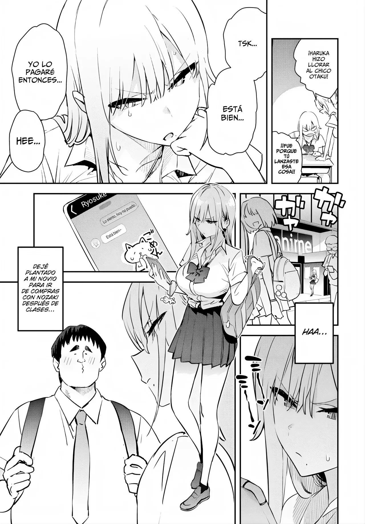 Bijo to Yajyuu 4th ~Gal to Kimoota~ | La Bella Y La Bestia Parte 4 ~La Gyaru Y El Repugnante Otaku~ page 5 full