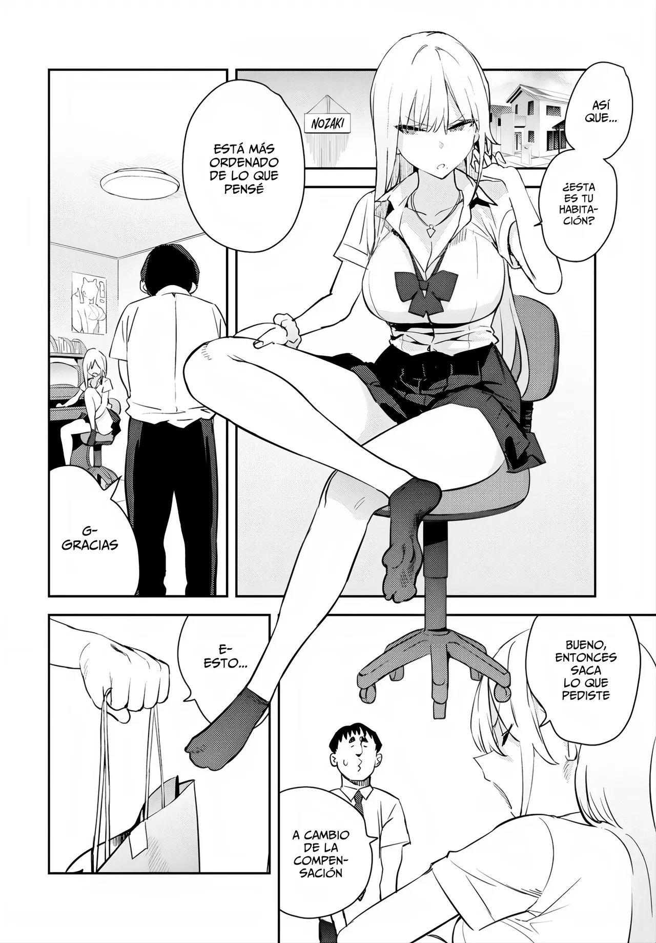 Bijo to Yajyuu 4th ~Gal to Kimoota~ | La Bella Y La Bestia Parte 4 ~La Gyaru Y El Repugnante Otaku~ page 8 full