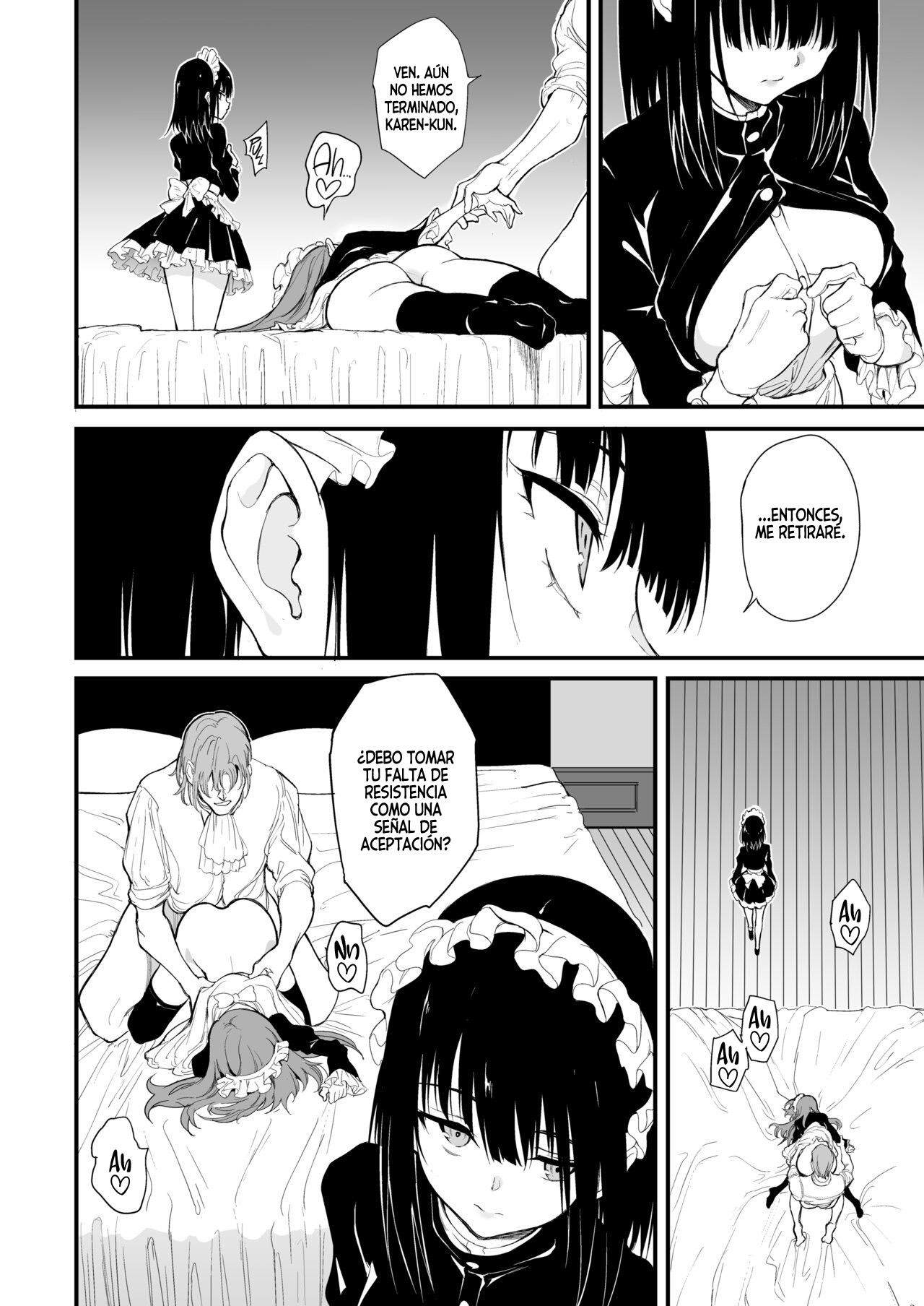 Maid Kyouiku. 8 -Botsuraku Kizoku Rurikawa Tsubaki-｜Educación de una Maid. 8 -La Noble Caída, Rurikawa Tsubaki- page 7 full