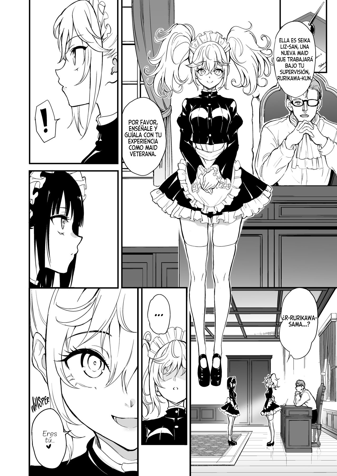 Maid Kyouiku. 8 -Botsuraku Kizoku Rurikawa Tsubaki-｜Educación de una Maid. 8 -La Noble Caída, Rurikawa Tsubaki- page 9 full