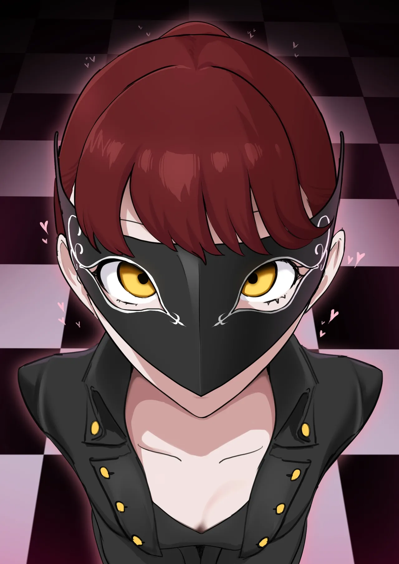 芳澤かすみ×鴨志田 2 パレス内で捕まり操られフェラ…♥ page 10 full