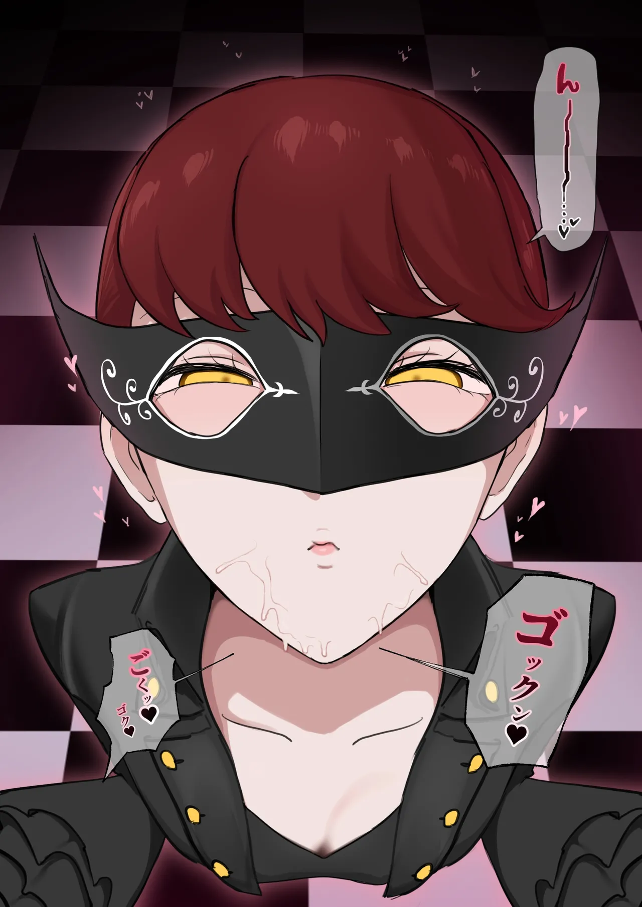 芳澤かすみ×鴨志田 2 パレス内で捕まり操られフェラ…♥ page 7 full