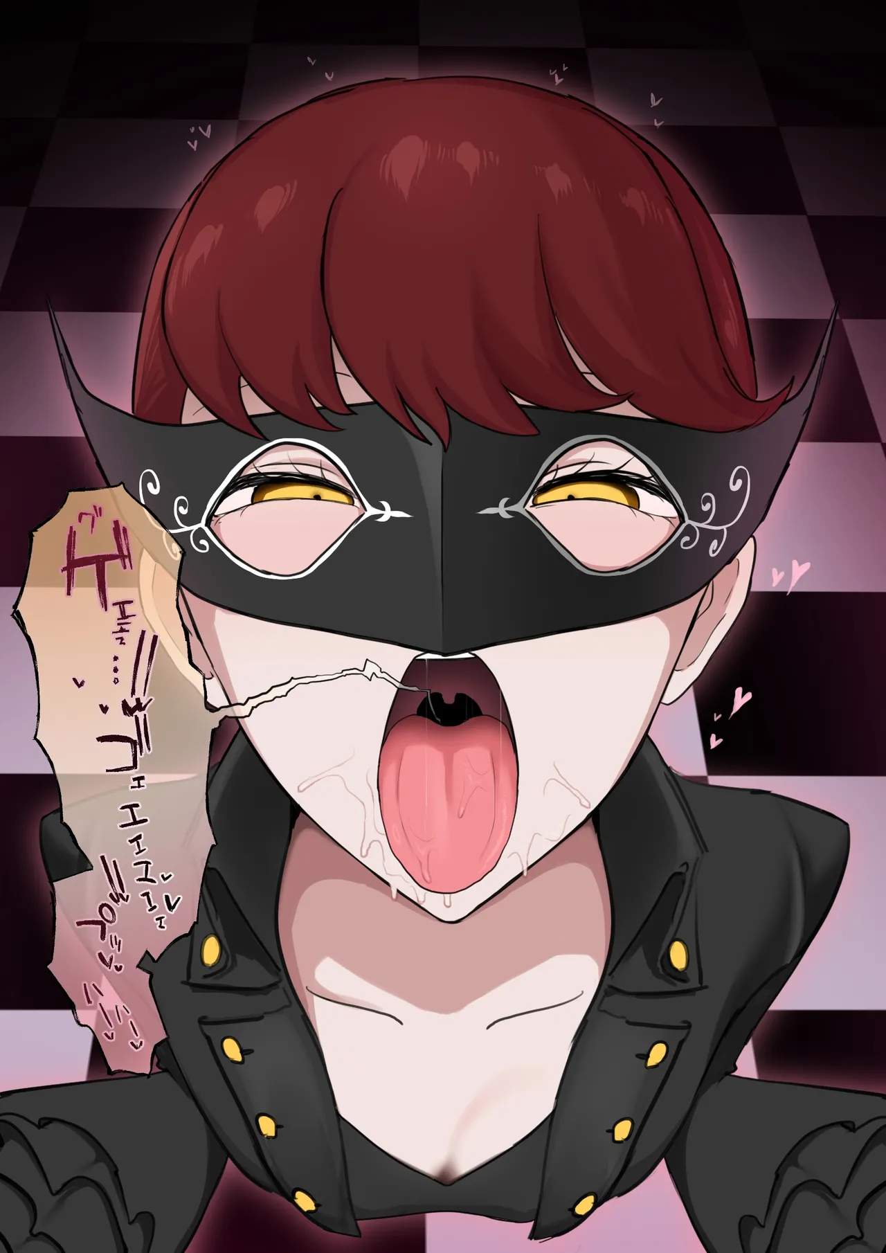 芳澤かすみ×鴨志田 2 パレス内で捕まり操られフェラ…♥ page 8 full