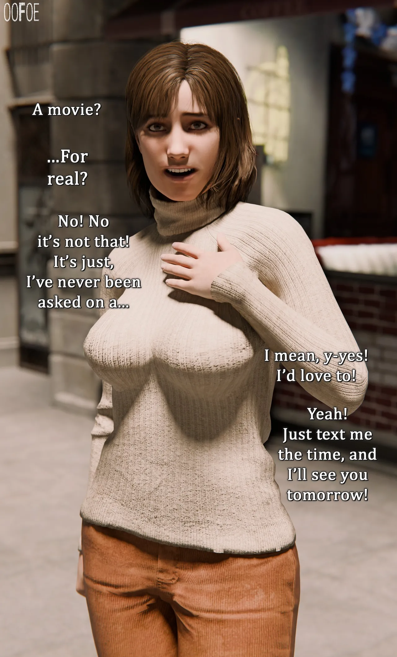 Angela's First Date page 1 full