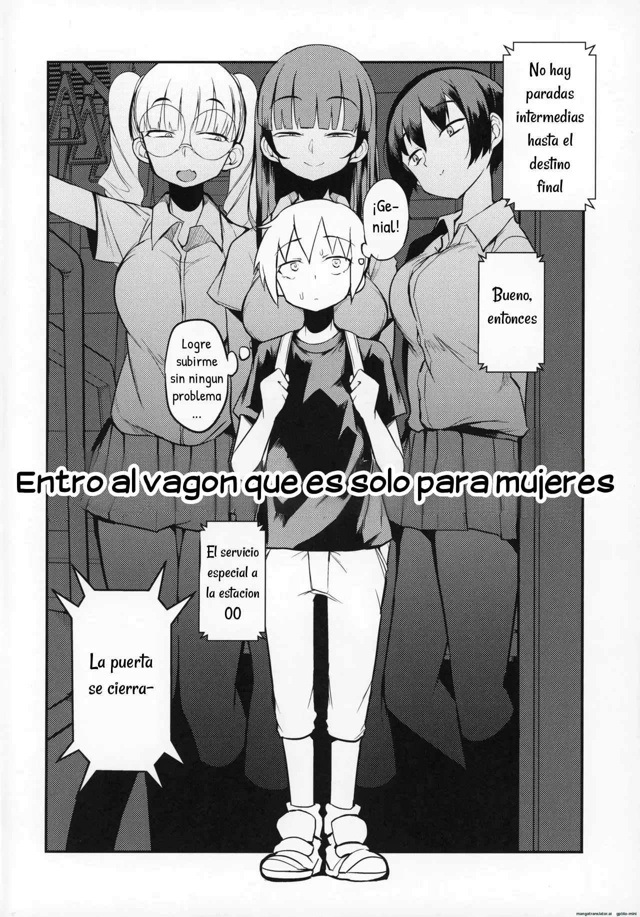 Dosukebe Jyosei Senyou Syaryou ni Boku｜Yo en el Vagón solo para Mujeres Pervertidas page 3 full