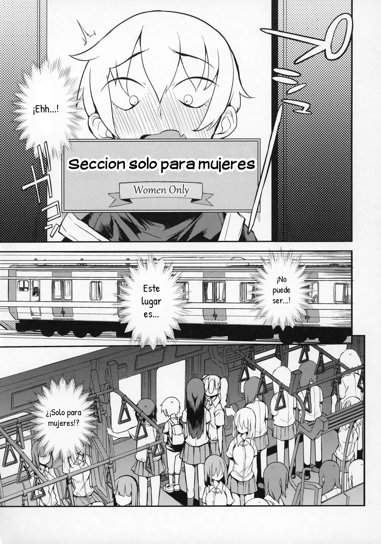 Dosukebe Jyosei Senyou Syaryou ni Boku｜Yo en el Vagón solo para Mujeres Pervertidas page 4 full