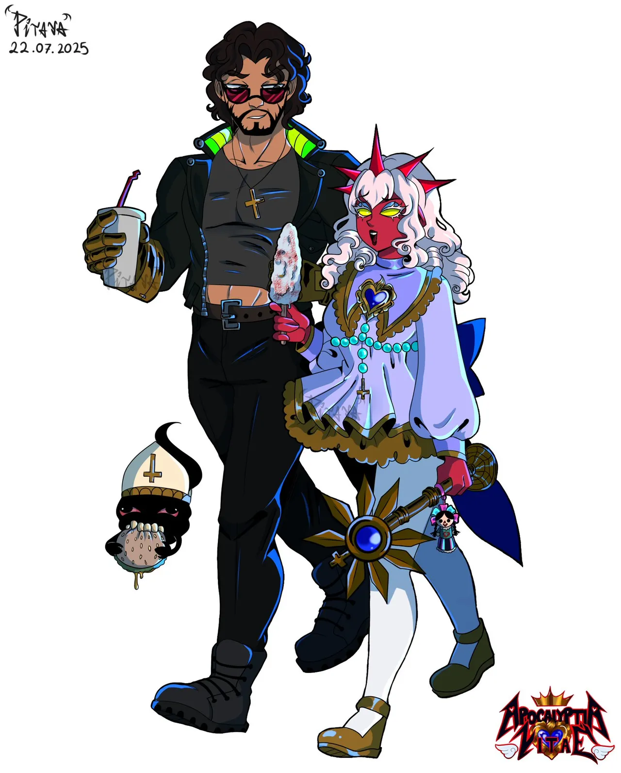 Artist:Pitayotaaa oc rosette and sansom page 4 full