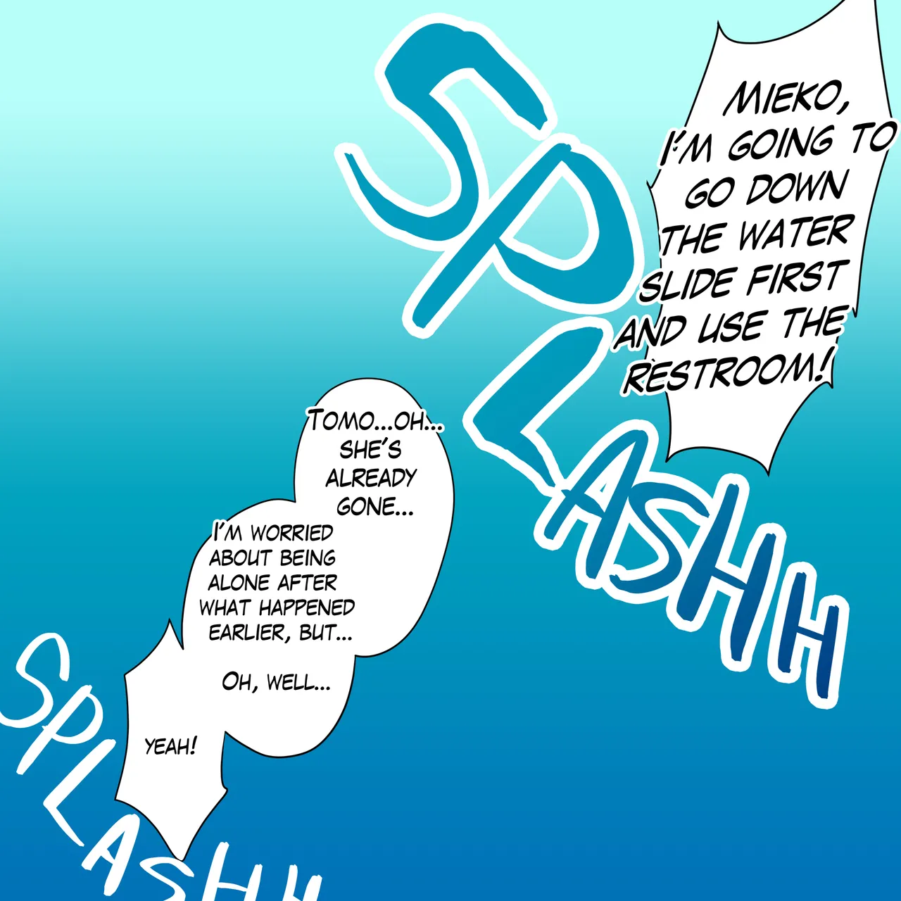 A girl whose swimsuit gets washed away page 6 full