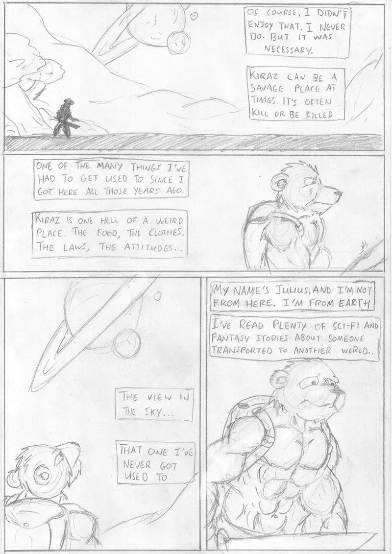 the 24 Hour comic challenge Julius scraps page 3 full
