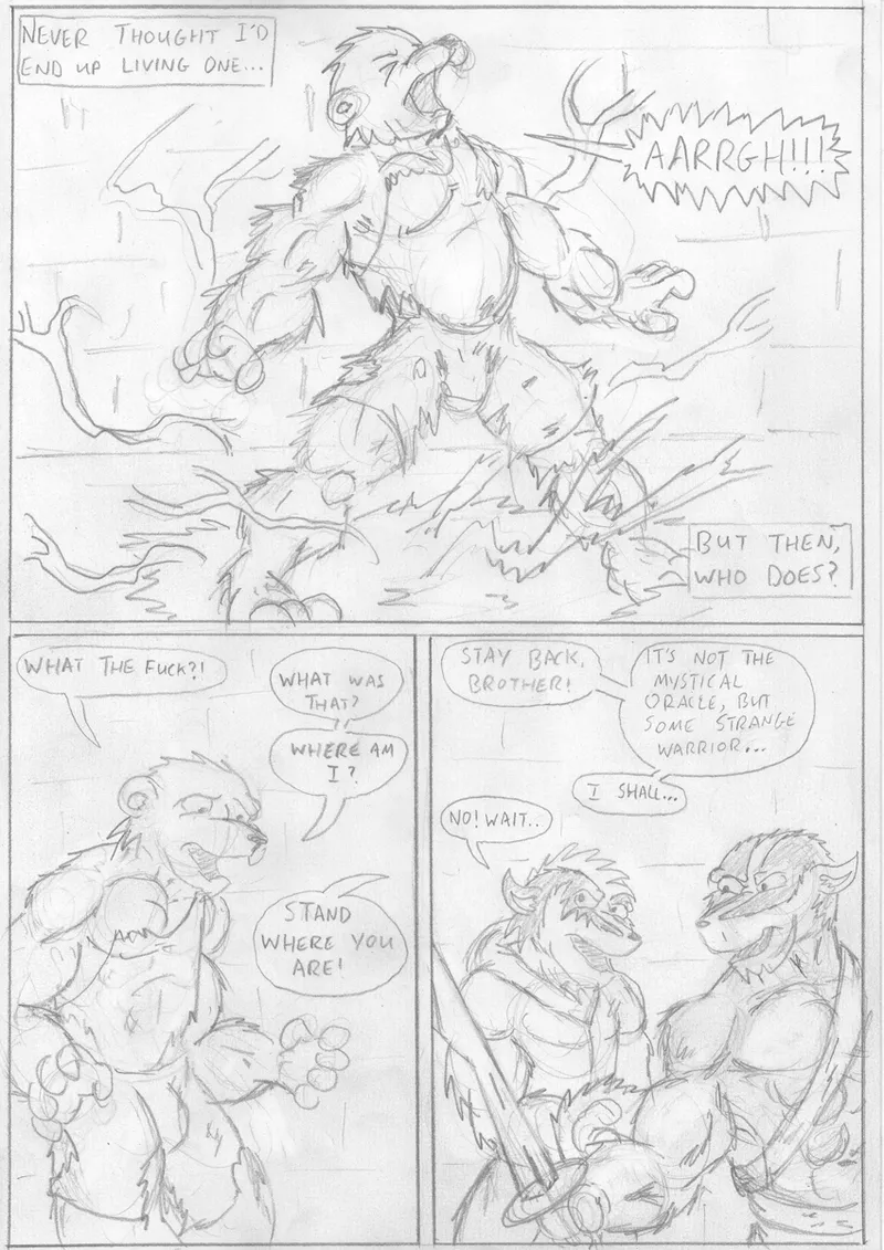 the 24 Hour comic challenge Julius scraps page 4 full