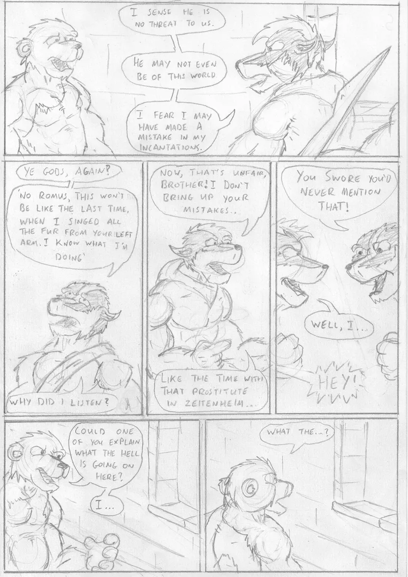 the 24 Hour comic challenge Julius scraps page 5 full