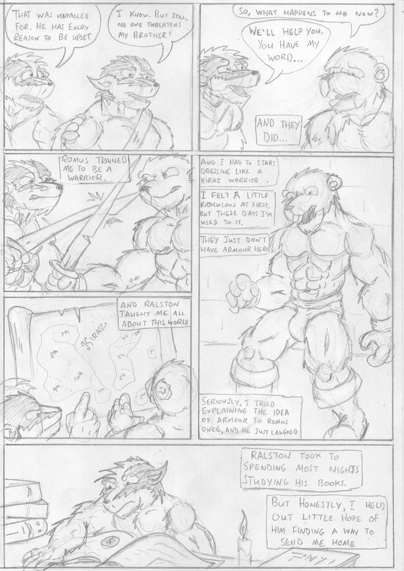 the 24 Hour comic challenge Julius scraps page 8 full