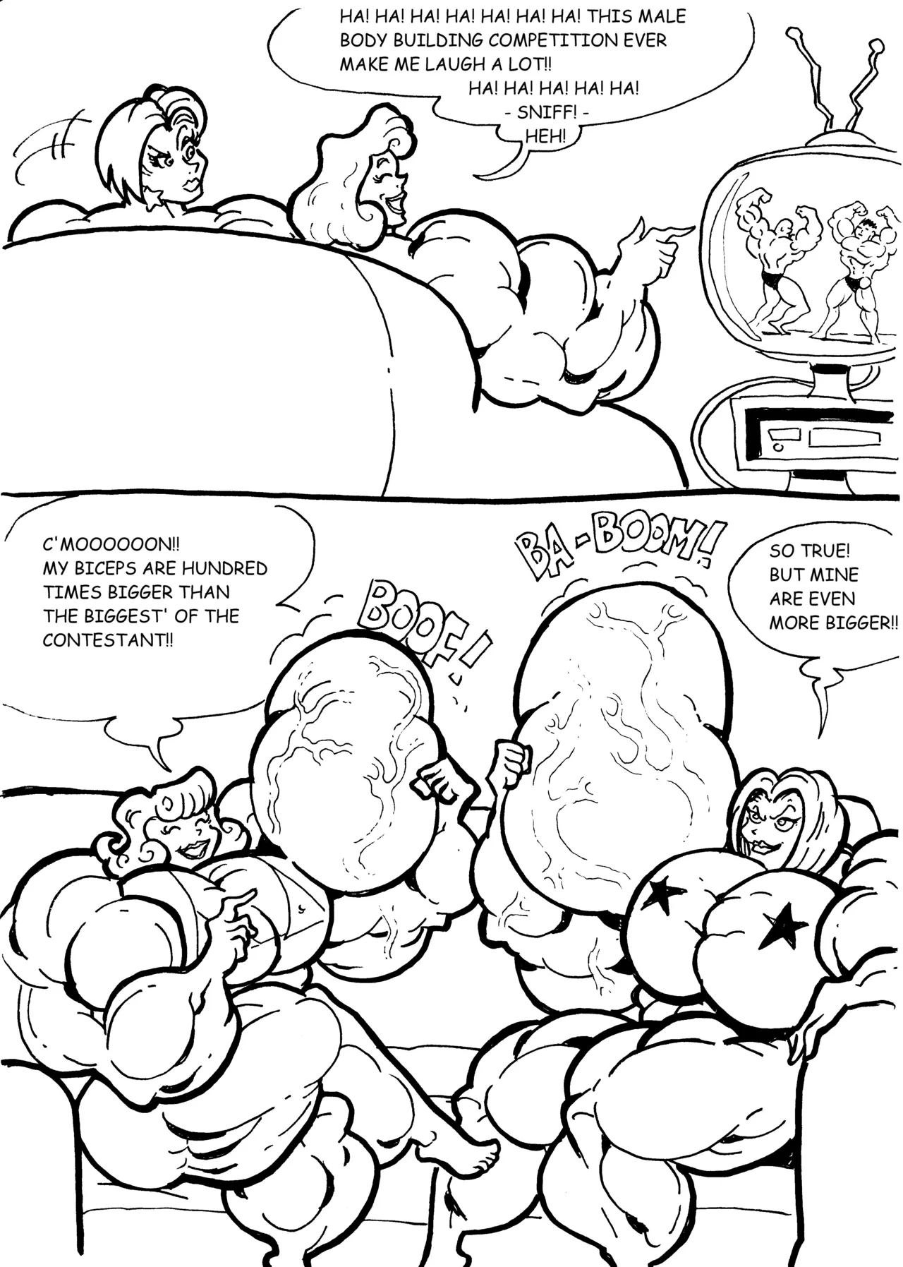 Sylvie 'n' Sara - The Competition page 1 full