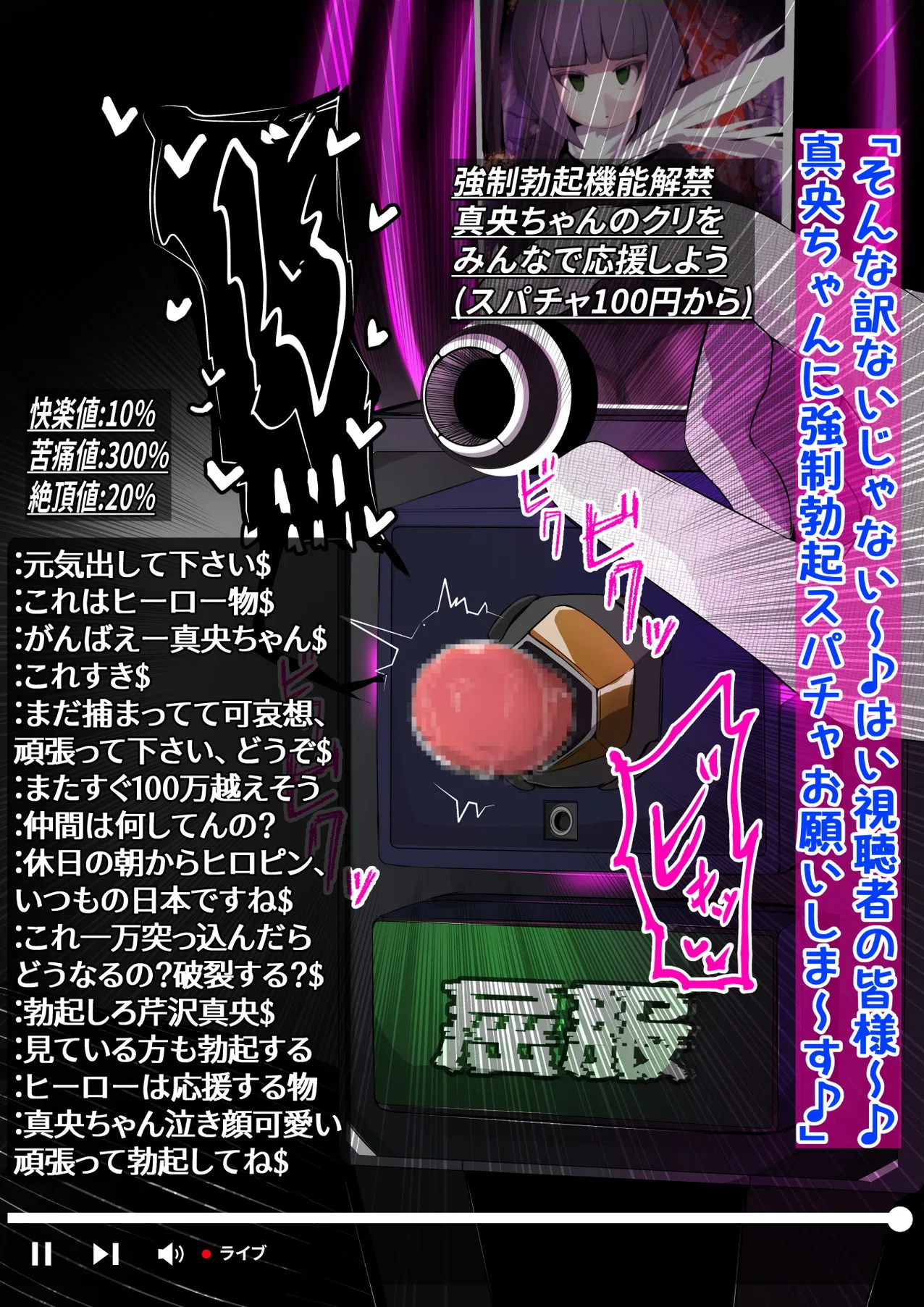 クリボックス亀頭責め～♪生体クリ端子化＆悪のエネルギータンク化 page 7 full