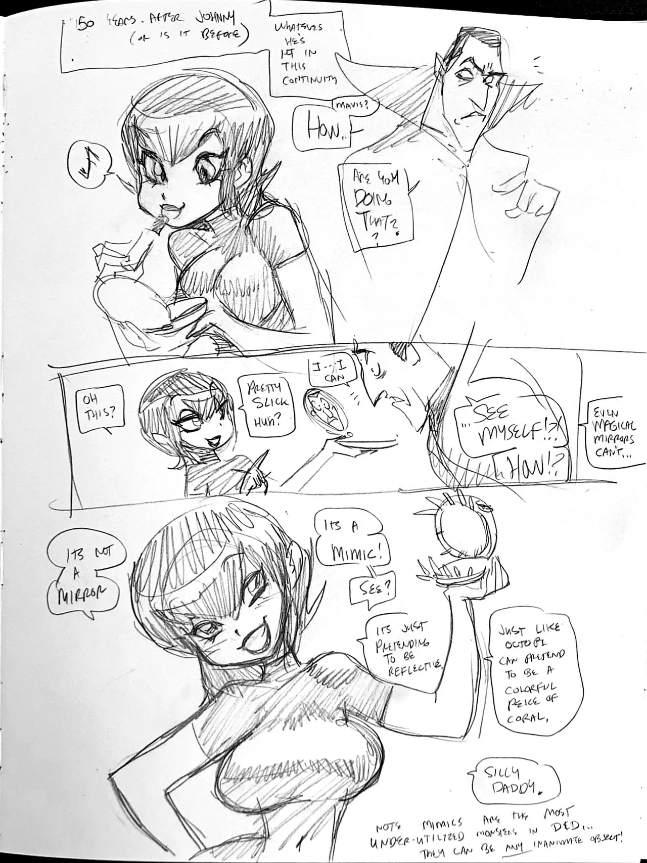 Booty Doc Goof-Off: Mavis x Alucard page 1 full