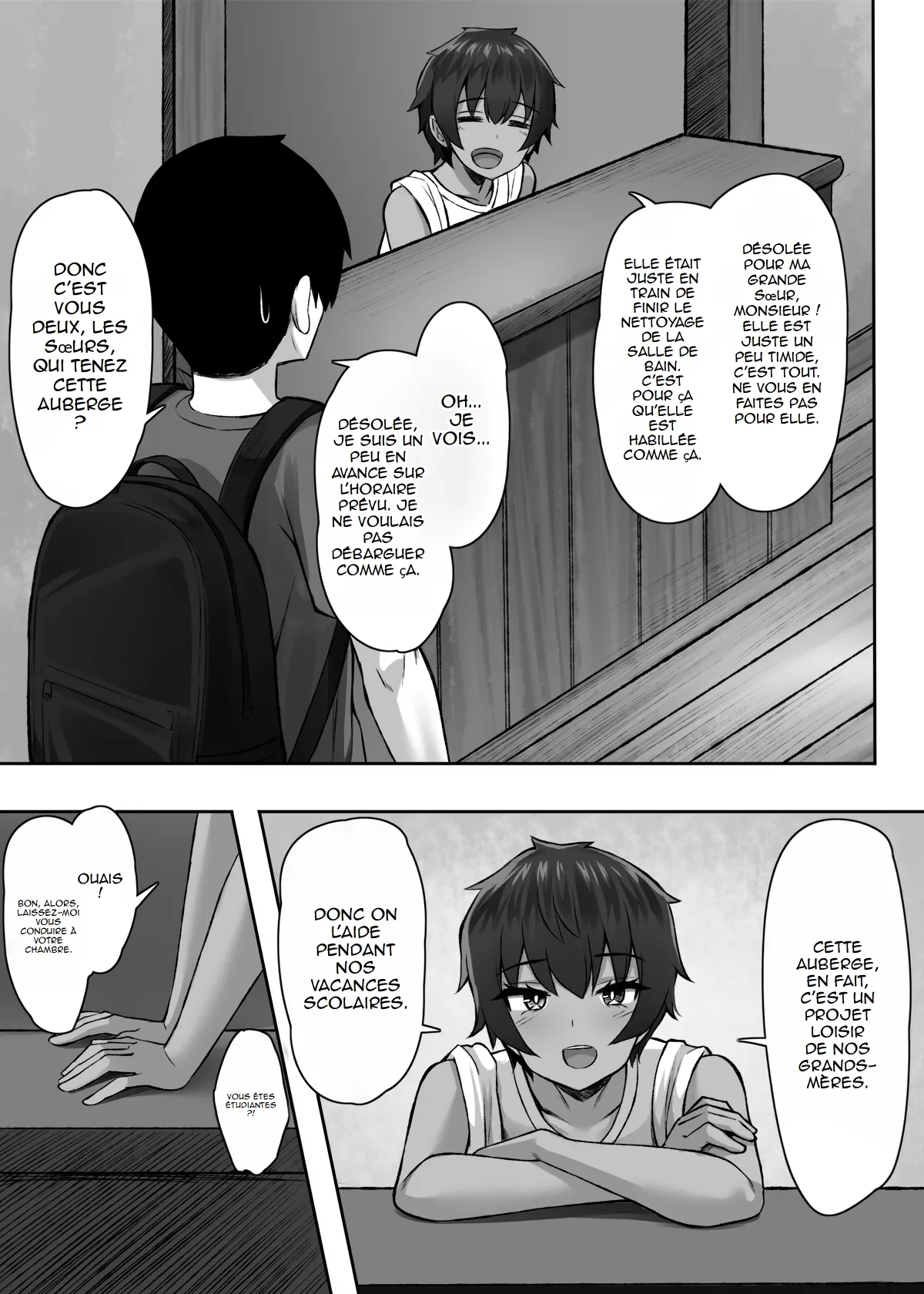 Sei ni Honpousugiru Minshuku Shimai | Beaucoup trop ouvertes sexuellement les sœurs à l’aubergee page 4 full