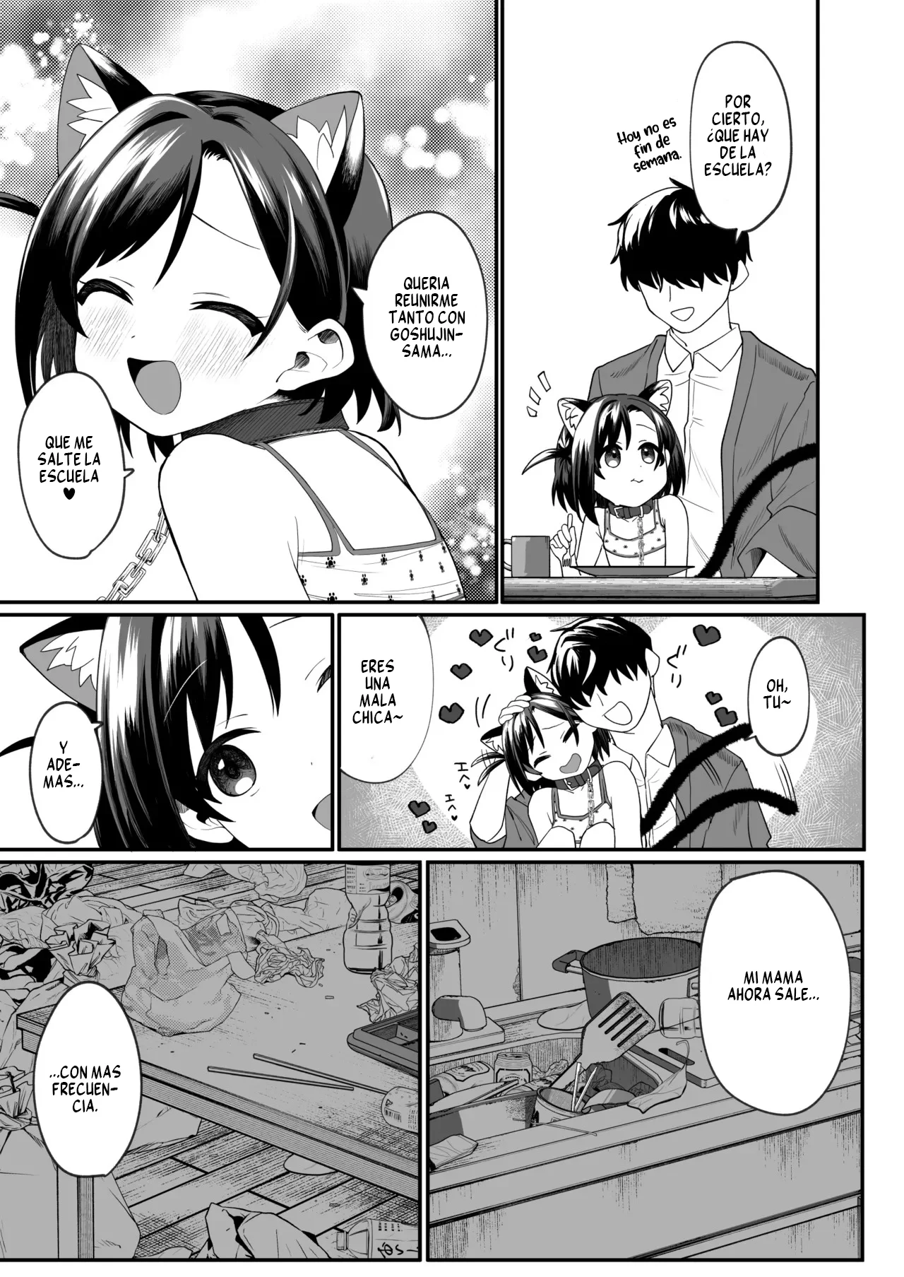 Otonari no Musume-san wa Ore ni Ki ga Aru you dakara Pet ni Shite Mita. 2｜La Hija de los Vecinos Está Enamirada de Mí, Así que la Convertí en mi Mascota. 2 page 8 full