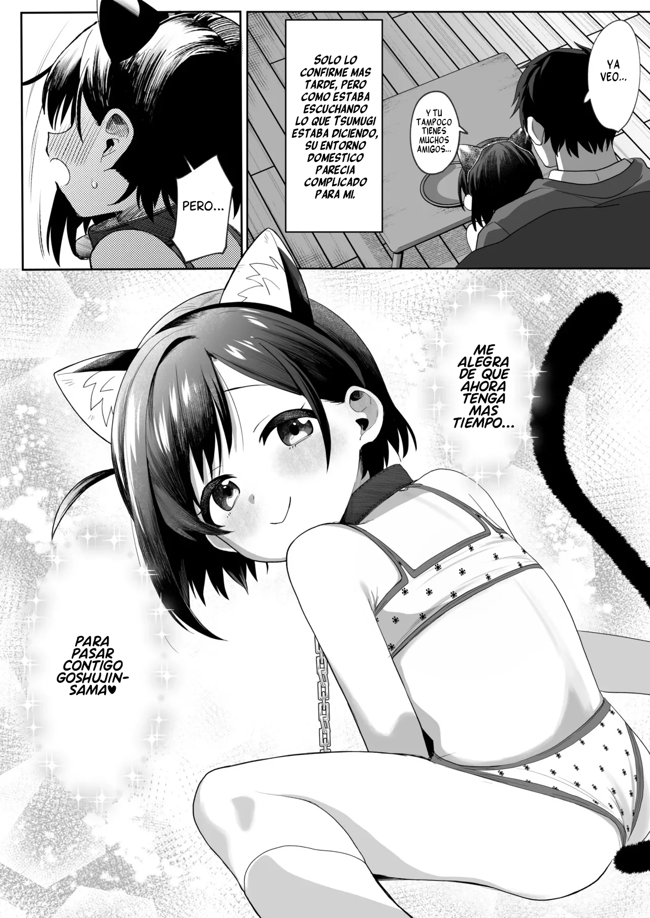 Otonari no Musume-san wa Ore ni Ki ga Aru you dakara Pet ni Shite Mita. 2｜La Hija de los Vecinos Está Enamirada de Mí, Así que la Convertí en mi Mascota. 2 page 9 full