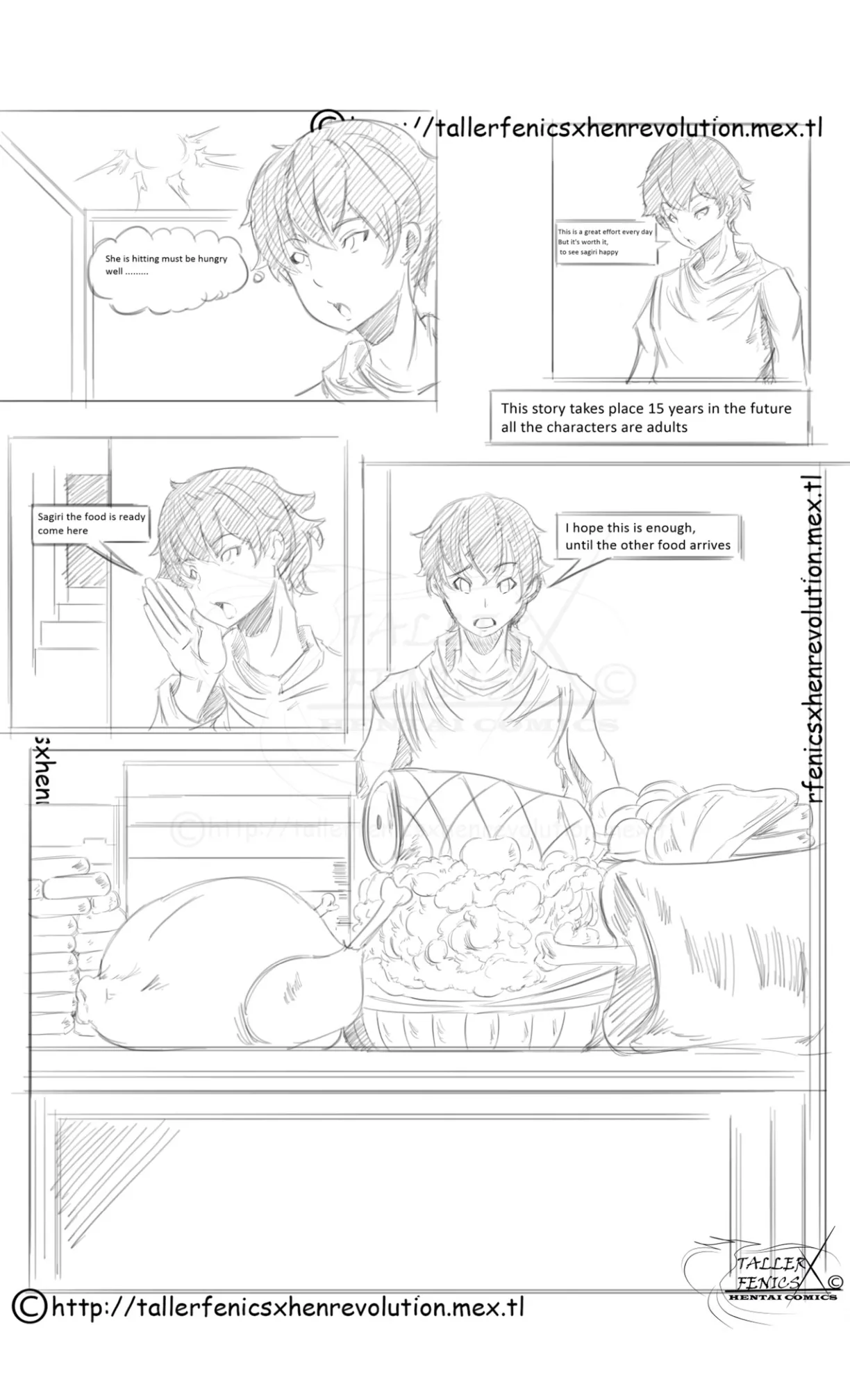 Vore Manga Sensei Sagiri page 1 full