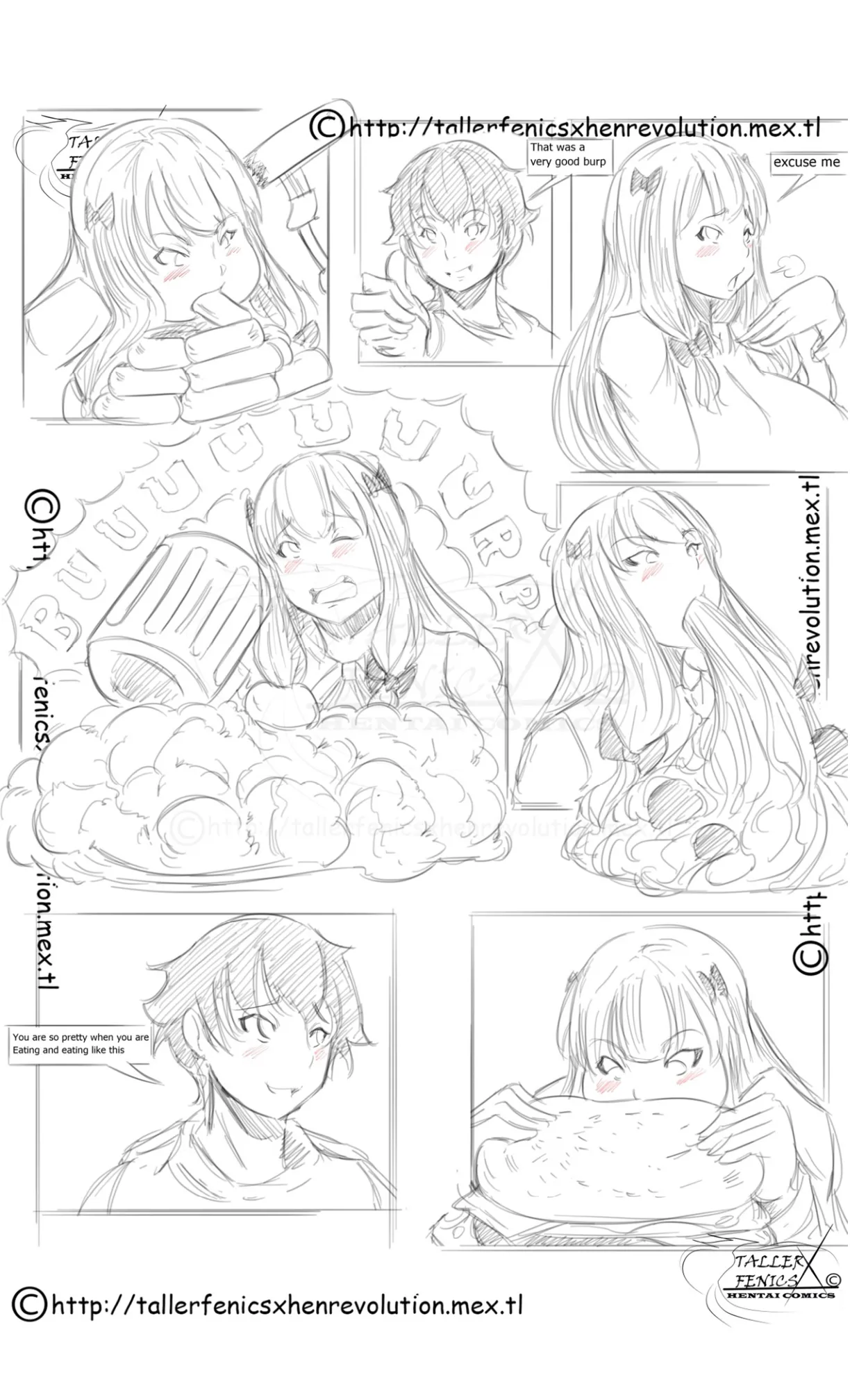 Vore Manga Sensei Sagiri page 4 full