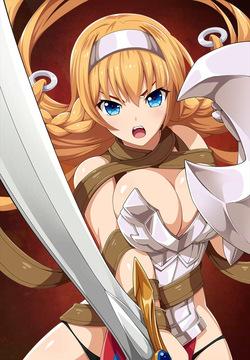 Queen's blade WHITE TRIANGLE