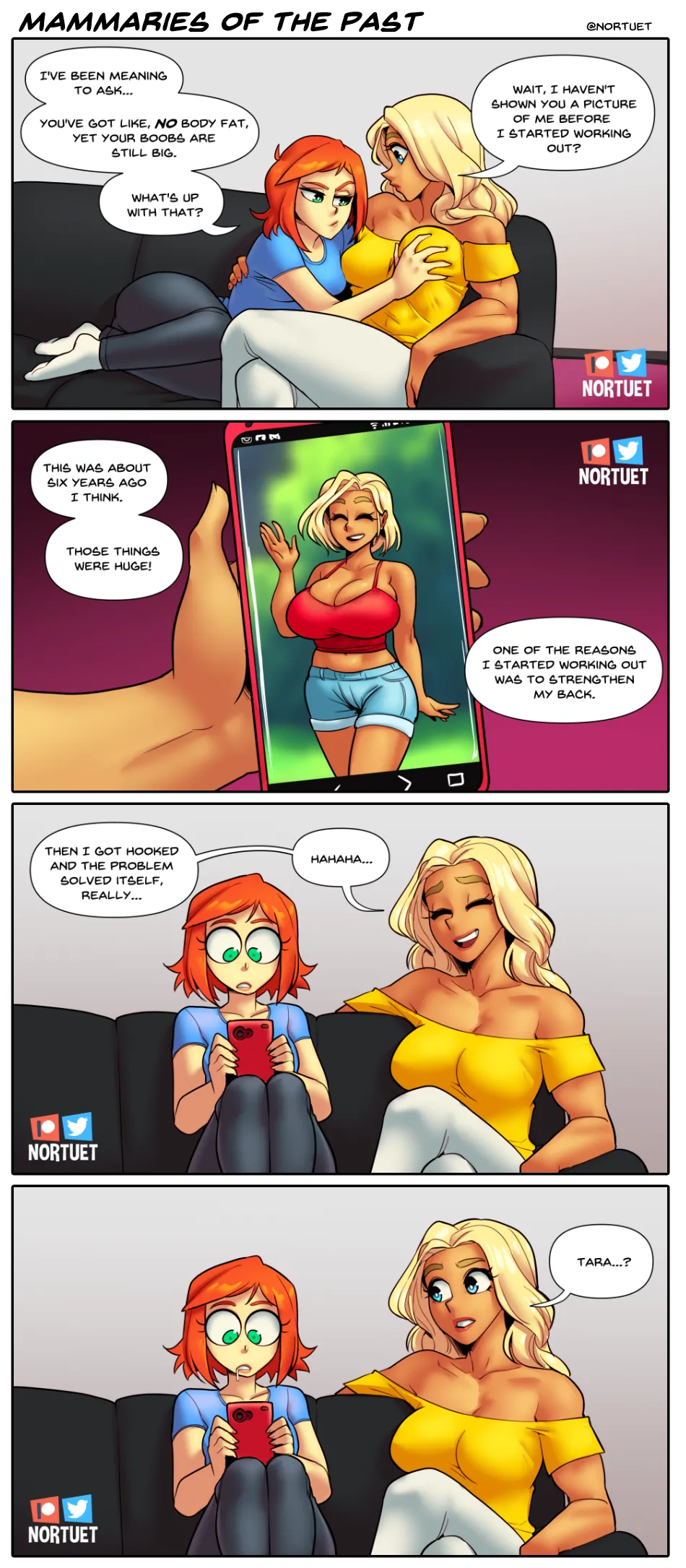 Nortverse: Tara &amp; Beverly - 4koma page 7 full