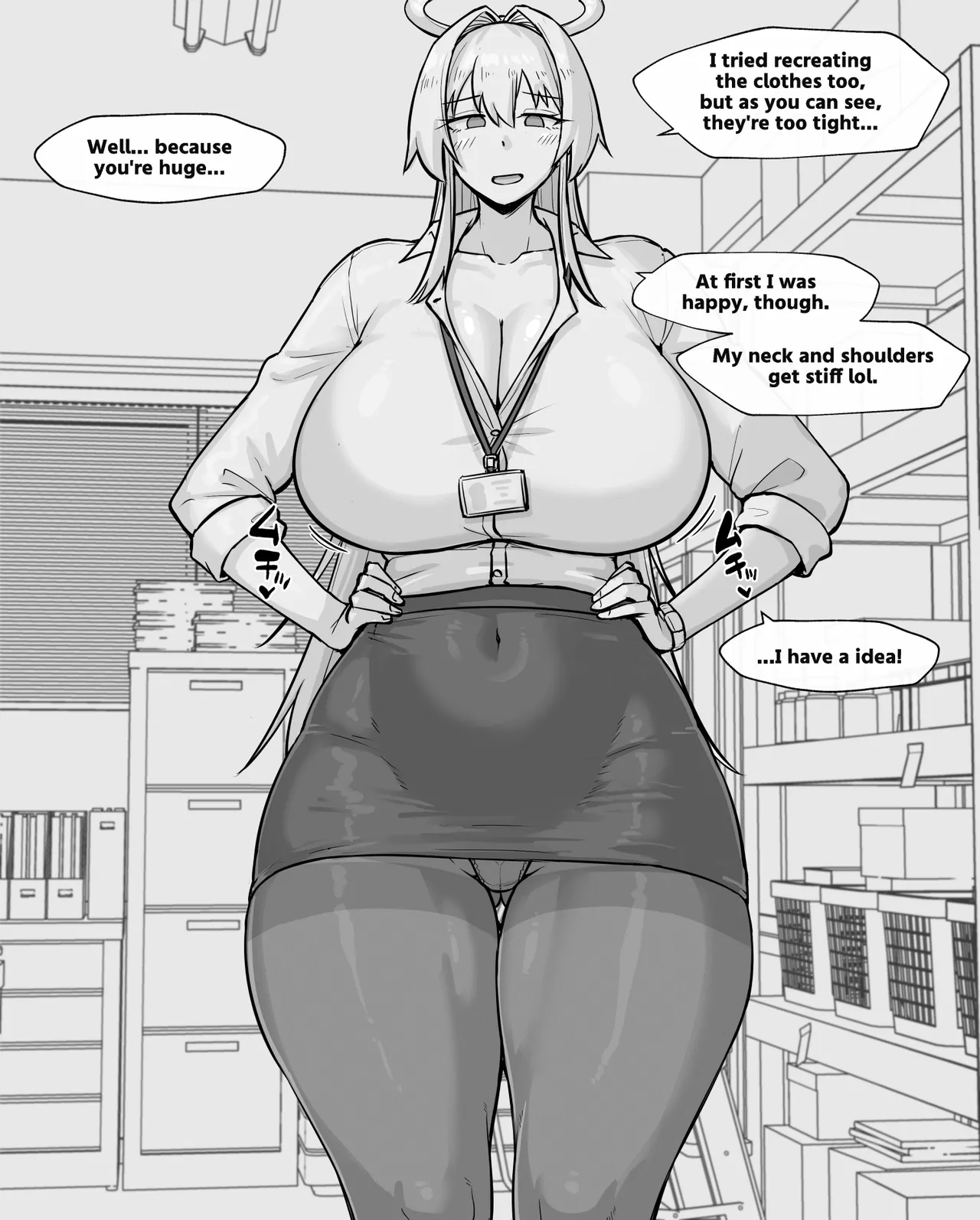 Megumi ni Natta Kouhai OL page 4 full