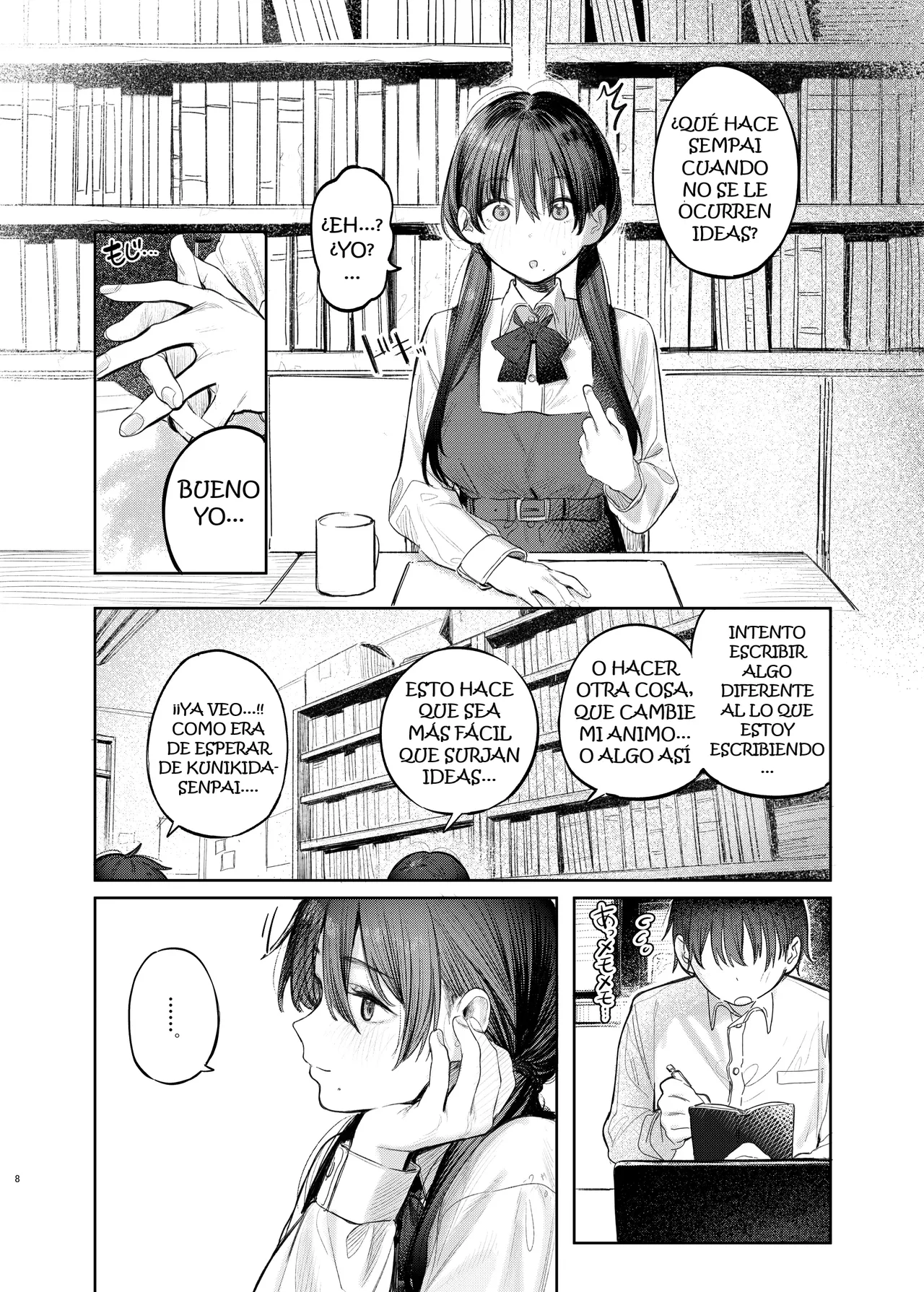 Kunikida Senpai no Kakushigoto｜El secreto de Kunikida-senpai page 9 full