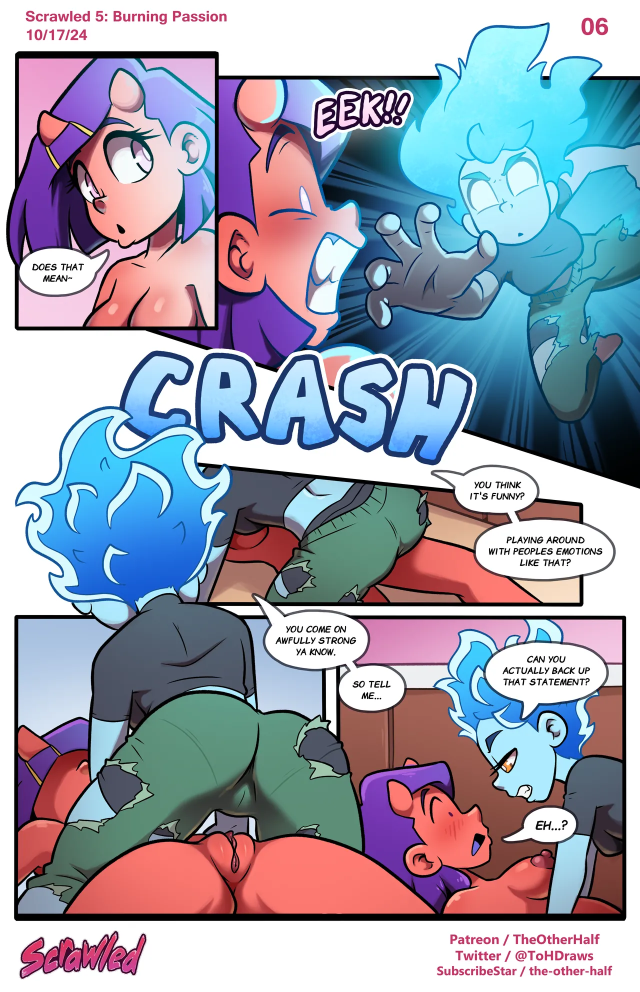 Scrawled 5: Burning Passion page 7 full