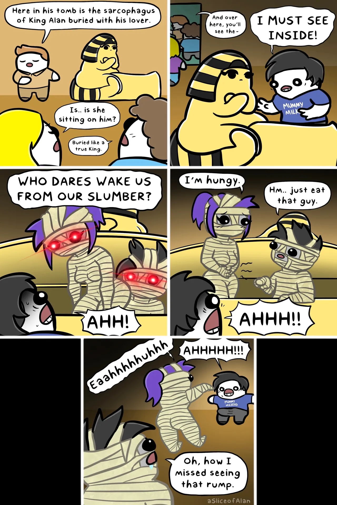 Mummy's Tomb &amp; Hieroglyphics page 1 full